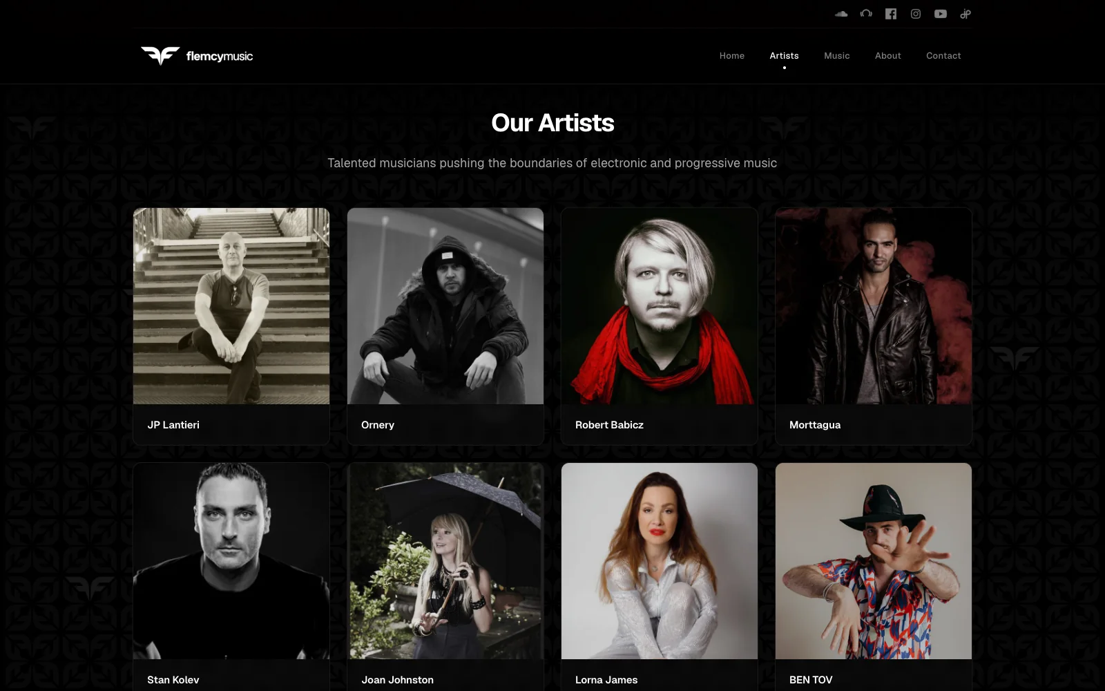 The Flemcy Music artist directory