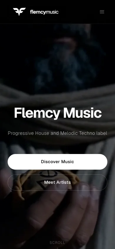 Flemcy Music shown on a mobile screen